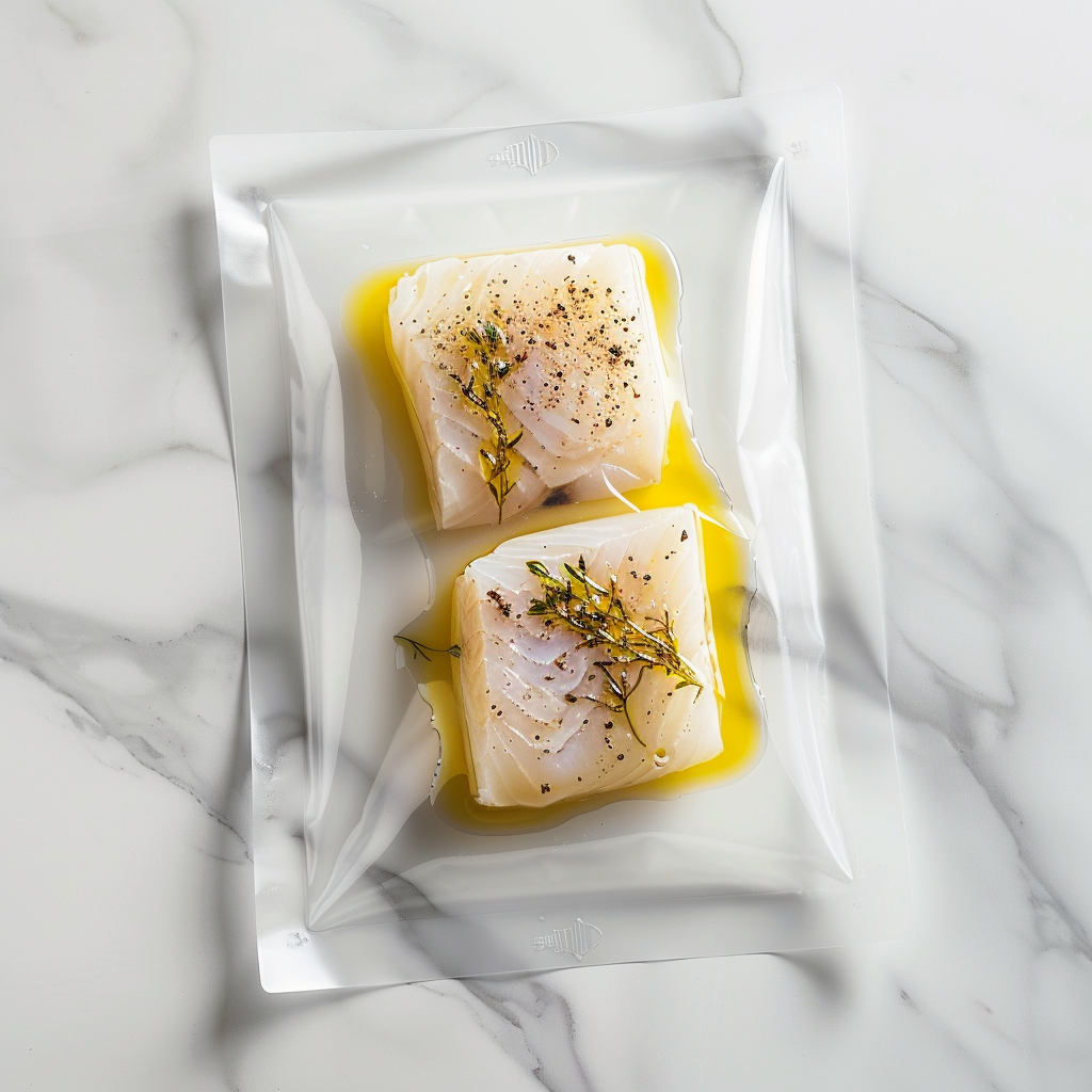 Filet de bar pêché à la ligne Mi Cuit