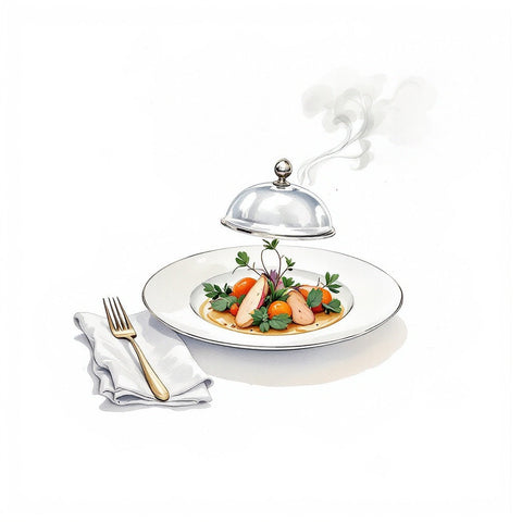 All Ready Meals — watercolor illustration, The Private Chef