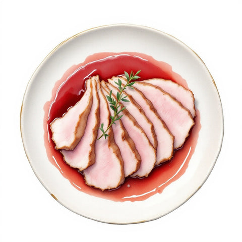 French cuisine — watercolor illustration, The Private Chef
