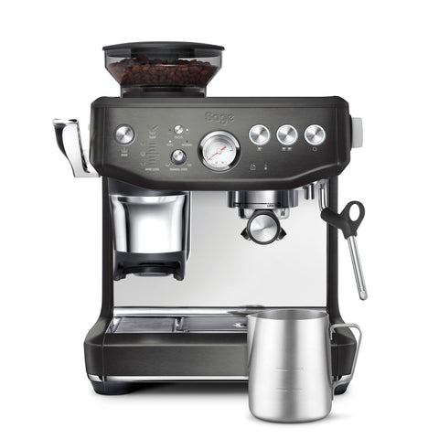 SAGE Barista Express Impress, Black Stainless Steel, front