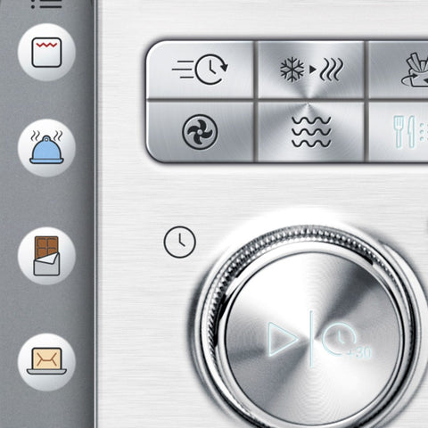 SAGE the Combi Wave 3-in-1 controls and accessories