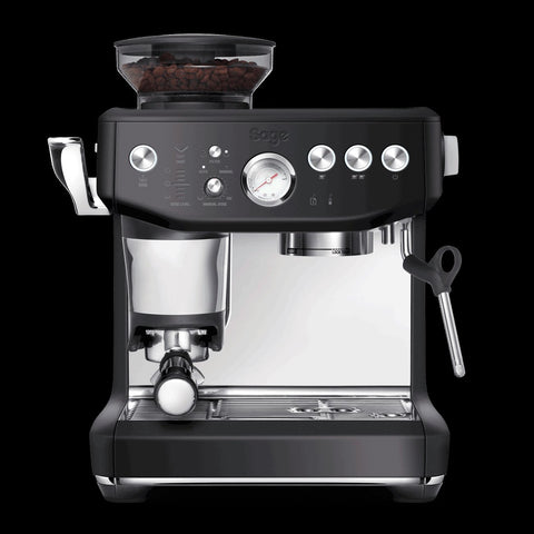 SAGE Barista Express Impress, Black Truffle, front