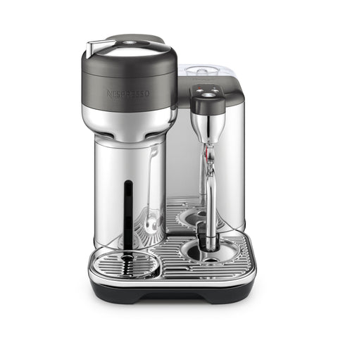 SAGE the Vertuo Creatista, Black Stainless Steel, front
