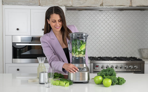 SAGE the Super Q blender in a kitchen setting