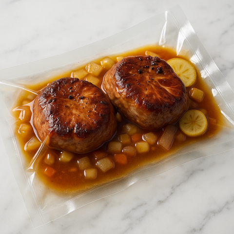 Braised Pork Cheeks Calvados Ginger