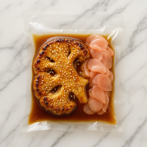 Cauliflower Miso, Sesame & Pickled Ginger
