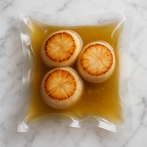 King Scallops Sake Broth Yuzu Ponzu