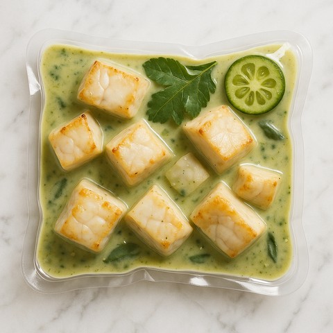 Monkfish Thai Green Coconut Curry