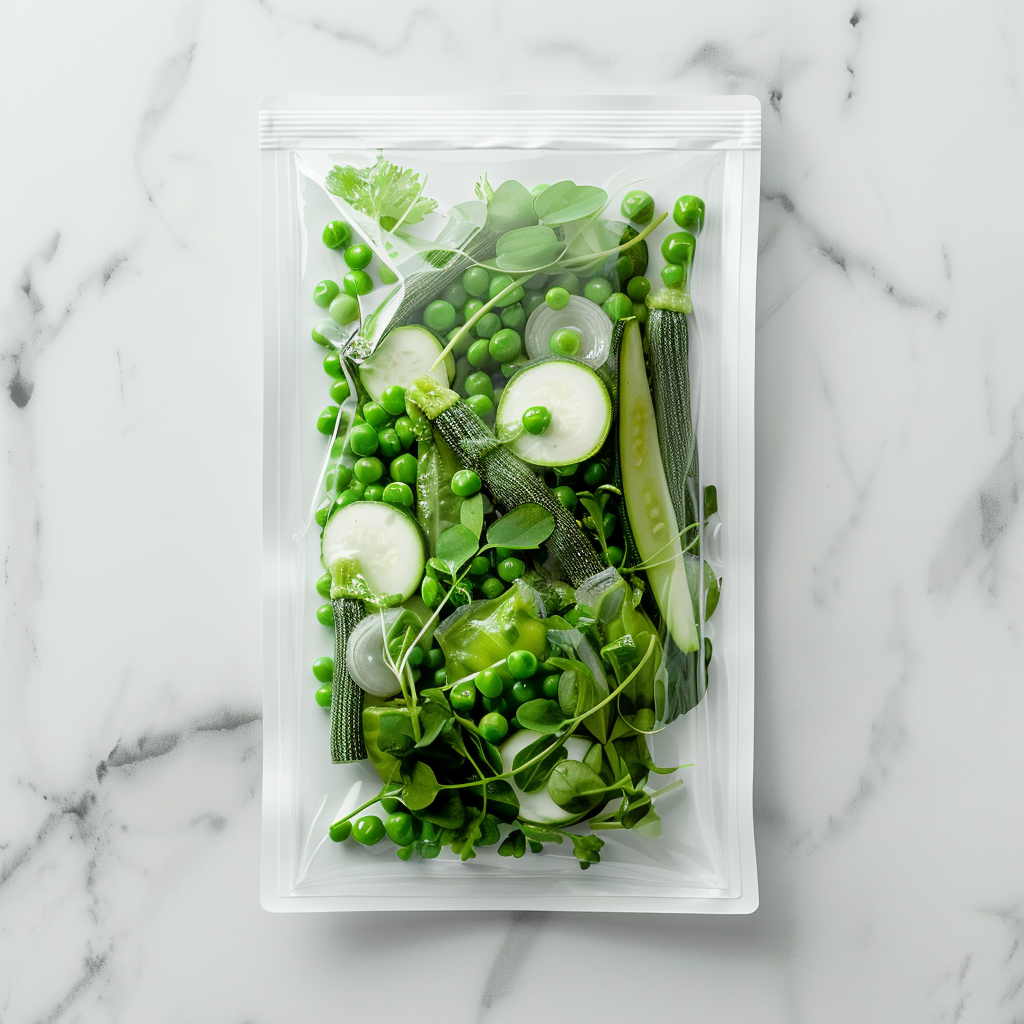 Grüne Erbsen &amp; Zucchini